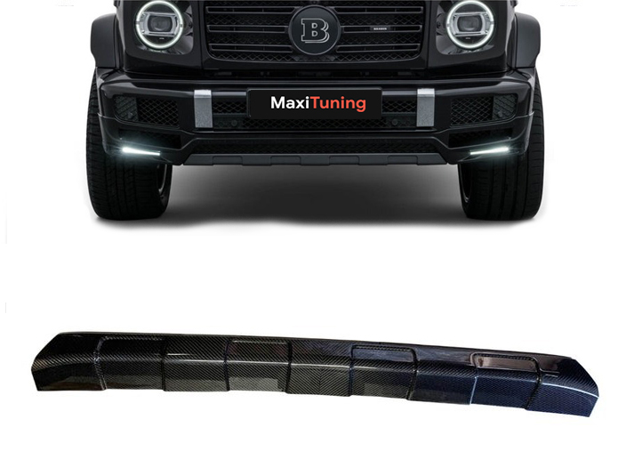 Carbon Front Brabus Diffuser for G500 Bumper Lip Mercedes-Benz W463a G-Class